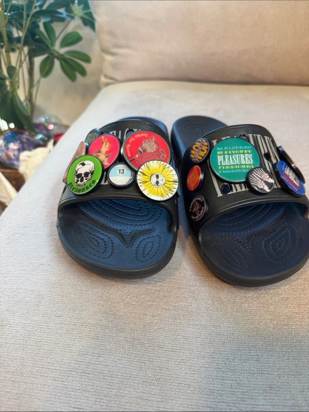 Crocs x Pleasures Slides